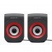 Стерео колонки HAVIT SK599 USB 6W Black/Red