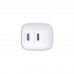 Зарядний пристрій HAVIT UC45 PD45W 2xUSB-C White Зарядний пристрій HAVIT UC45 PD45W 2xUSB-C White
