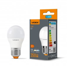 LED лампа VIDEX  G45e 3.5W E27 4100K