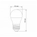 LED лампа VIDEX  G45e 3.5W E27 4100K