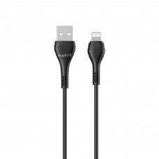 Кабель USB - Lightning HAVIT CB6160-L 2A 1.8м Black Кабель USB - Lightning HAVIT CB6160-L 2A 1.8м Black