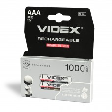 Акумулятори Videx HR03/AAA 1000mAh double blister/2шт Акумулятори Videx HR03/AAA 1000mAh double blister/2шт