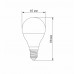 LED лампа VIDEX G45e 7W E14 3000K LED лампа VIDEX G45e 7W E14 3000K