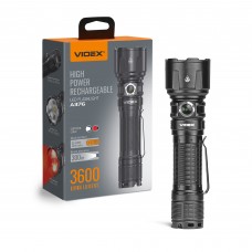 Портативний світлодіодний ліхтарик VIDEX VLF-A376 3600Lm 5000K Портативний світлодіодний ліхтарик VIDEX VLF-A376 3600Lm 5000K