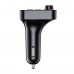 FM модулятор HAVIT HV-FM819BT USB-A+USB-C PD24W RGB Black FM модулятор HAVIT HV-FM819BT USB-A+USB-C PD24W RGB Black
