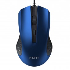 Дротова миша HAVIT HV-MS752 USB Black/Blue Дротова миша HAVIT HV-MS752 USB Black/Blue