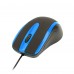 Дротова миша HAVIT HV-MS753 USB Black/Blue (1000 DPI, 3 кл) Дротова миша HAVIT HV-MS753 USB Black/Blue (1000 DPI, 3 кл)