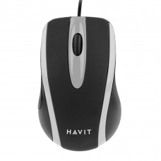 Дротова миша HAVIT HV-MS753 USB Black/Gray (1000 DPI, 3 кл) Дротова миша HAVIT HV-MS753 USB Black/Gray (1000 DPI, 3 кл)