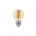 LED лампа TITANUM  Filament G45 4W E27 2200K бронза