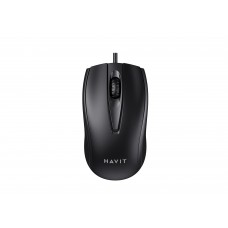 Дротова миша HAVIT HV-MS871 USB Black (1200 DPI, 3 кл) Дротова миша HAVIT HV-MS871 USB Black (1200 DPI, 3 кл)
