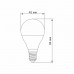 LED лампа TITANUM G45 6W E14 3000K