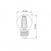 LED лампа TITANUM  Filament G45 4W E27 2200K бронза