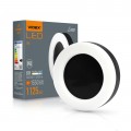 LED світильник ART IP65 круглий VIDEX VLE-BHFR-155B 15W 5000K Black