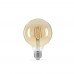 LED лампа TITANUM  Filament G95 6W E27 2200K бронза