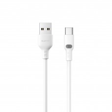 Кабель USB - USB-C HAVIT HV-CB6282 3A 1м White (силіконовий) Кабель USB - USB-C HAVIT HV-CB6282 3A 1м White (силіконовий)