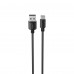 Кабель USB - USB-C HAVIT CB302C 3A 1м Black Кабель USB - USB-C HAVIT CB302C 3A 1м Black