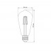 LED лампа TITANUM  Filament ST64 6W E27 2200K бронза