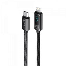 Кабель Type-C - Lightning HAVIT HV-CB6246 PD20W 1.2м з LED екраном Кабель Type-C - Lightning HAVIT HV-CB6246 PD20W 1.2м з LED екраном