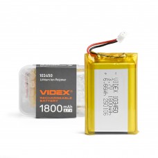 Акумулятор VIDEX Li-pol VLF-B103450-18 1800mAh 1шт Акумулятор VIDEX Li-pol VLF-B103450-18 1800mAh 1шт