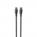 Кабель USB-C - USB-C HAVIT CB308C PD60W 3A 1м Black (силіконовий) Кабель USB-C - USB-C HAVIT CB308C PD60W 3A 1м Black (силіконовий)