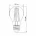 LED лампа VIDEX Filament A60FF 08W E27 1200K LED лампа VIDEX Filament A60FF 08W E27 1200K