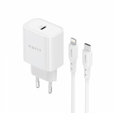 Зарядний пристрій HAVIT ST935 20W USB-C з кабелем USB-C - Lightning