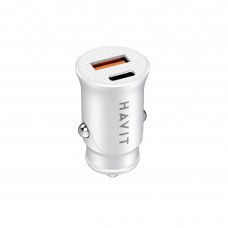 Автомобільний зарядний пристрій HAVIT HV-CC2022 20W USB+USB-C Автомобільний зарядний пристрій HAVIT HV-CC2022 20W USB+USB-C