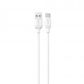 Кабель USB - USB-C HAVIT CB674 3A 1м White (силіконовий)