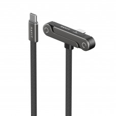 Кабель USB-C - USB-C HAVIT CB6387 PD60W 3A 1.2м з підставкою
