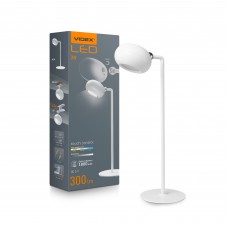 LED лампа настiльна з акумулятором VIDEX VLE-TF18W 3W 3000-5500K Біла LED лампа настiльна з акумулятором VIDEX VLE-TF18W 3W 3000-5500K Біла