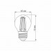 LED лампа VIDEX Filament G45FA 4W E27 2200K бронза LED лампа VIDEX Filament G45FA 4W E27 2200K бронза