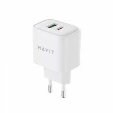 Зарядний пристрій HAVIT HV-UCP014 20W USB+USB-C White