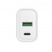 Зарядний пристрій HAVIT UC111 PRO 20W USB-A+USB-C White