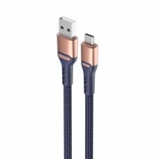Кабель USB - USB-C HAVIT HV-CB6217 3A 1м Blue Кабель USB - USB-C HAVIT HV-CB6217 3A 1м Blue