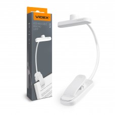 LED Світильник акумуляторний для читання VIDEX VL-NL134W White LED Світильник акумуляторний для читання VIDEX VL-NL134W White
