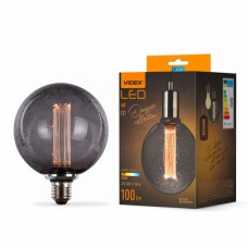 LED лампа VIDEX Filament VL-DI-G125FC1979S 4W E27 1800K Smoke