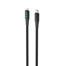 Кабель USB-C - Lightning HAVIT HV-CB6255 PD30W 1м з LED індикатором Кабель USB-C - Lightning HAVIT HV-CB6255 PD30W 1м з LED індикатором