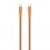 Кабель USB-C to USB-C HAVIT HV-CB6254 PD60W 3A 1м з LED індикатором Orange Кабель USB-C to USB-C HAVIT HV-CB6254 PD60W 3A 1м з LED індикатором Orange