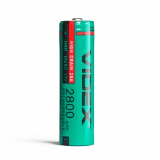 Акумулятор Videx 18650 (високого струму) 20A 2800mAh bulk/1шт