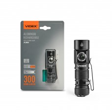 Портативний світлодіодний ліхтарик VIDEX VLF-A351 300Lm 5000K Портативний світлодіодний ліхтарик VIDEX VLF-A351 300Lm 5000K