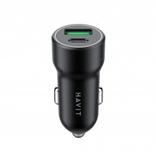 Автомобільний зарядний пристрій HAVIT HV-CC613 20W USB+USB-C Автомобільний зарядний пристрій HAVIT HV-CC613 20W USB+USB-C