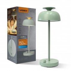 LED лампа настiльна з акумулятором VIDEX VL-TF23G 8.5W 4000K+RGB Green LED лампа настiльна з акумулятором VIDEX VL-TF23G 8.5W 4000K+RGB Green