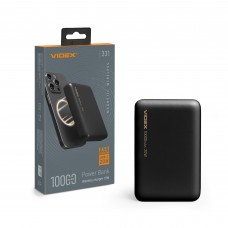 Повербанк з бездротовою зарядкою 10000mAh VIDEX VPB-331 PD20W Black Повербанк з бездротовою зарядкою 10000mAh VIDEX VPB-331 PD20W Black