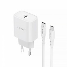 Зарядний пристрій HAVIT ST934 20W USB-C з кабелем USB-C - USB-C