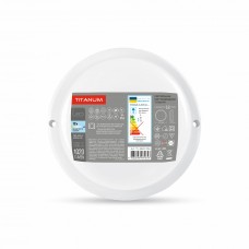 LED світильник вологозахищений круглий TITANUM 12W 6500K TL-BHR-126