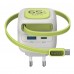 Зарядний пристрій HAVIT UC253 GaN 65W USB-A+USB-C +Кабель USB-C Gray/Green Зарядний пристрій HAVIT UC253 GaN 65W USB-A+USB-C +Кабель USB-C Gray/Green
