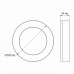 LED світильник ART IP65 круглий VIDEX 30W 5000K Black LED світильник ART IP65 круглий VIDEX 30W 5000K Black