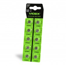 Батарейка годинникова Videx AG 7/LR926 BLISTER CARD 10 шт