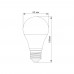LED лампа TITANUM A60 8W E27 4100K