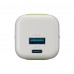 Зарядний пристрій HAVIT HV-UC230 GaN 33W USB-A+USB-C Gray/Green Зарядний пристрій HAVIT HV-UC230 GaN 33W USB-A+USB-C Gray/Green